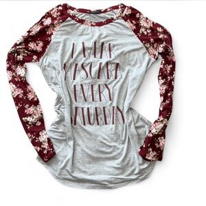 Floral Baseball Graphic Tee